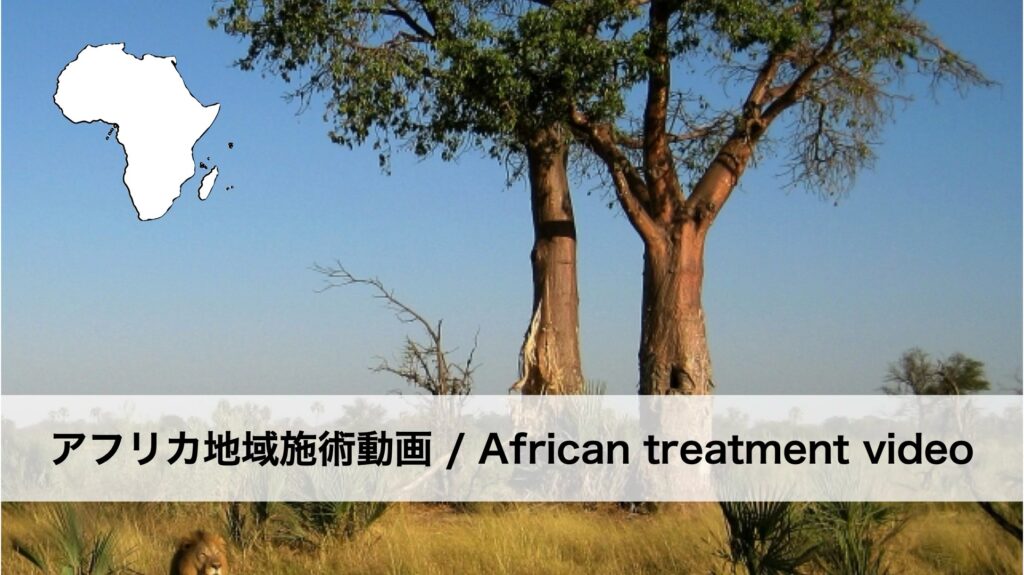 アフリカ地域施術動画